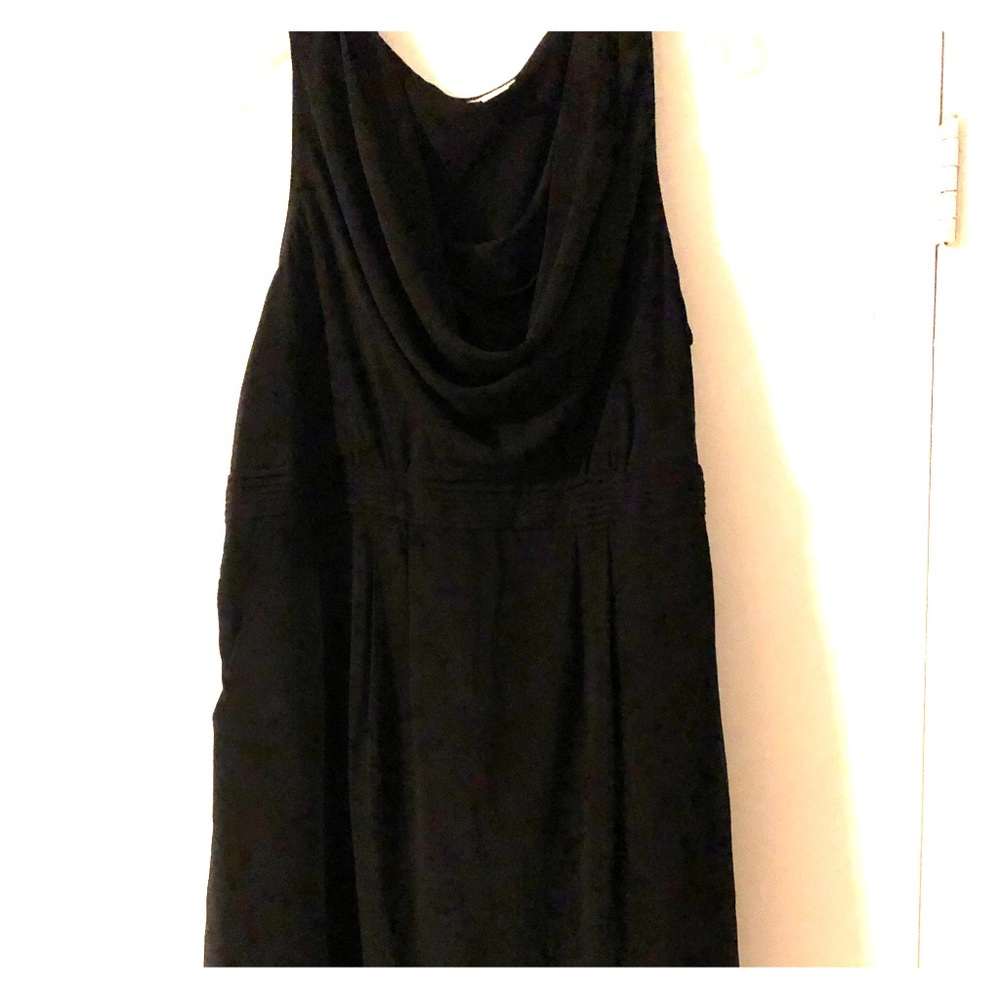 Black maternity dress